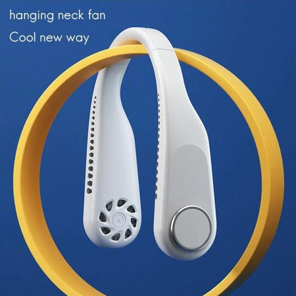 Portable Bladeless Neck Fan – Foldable, Hands-free Cooling For Travel & Sports